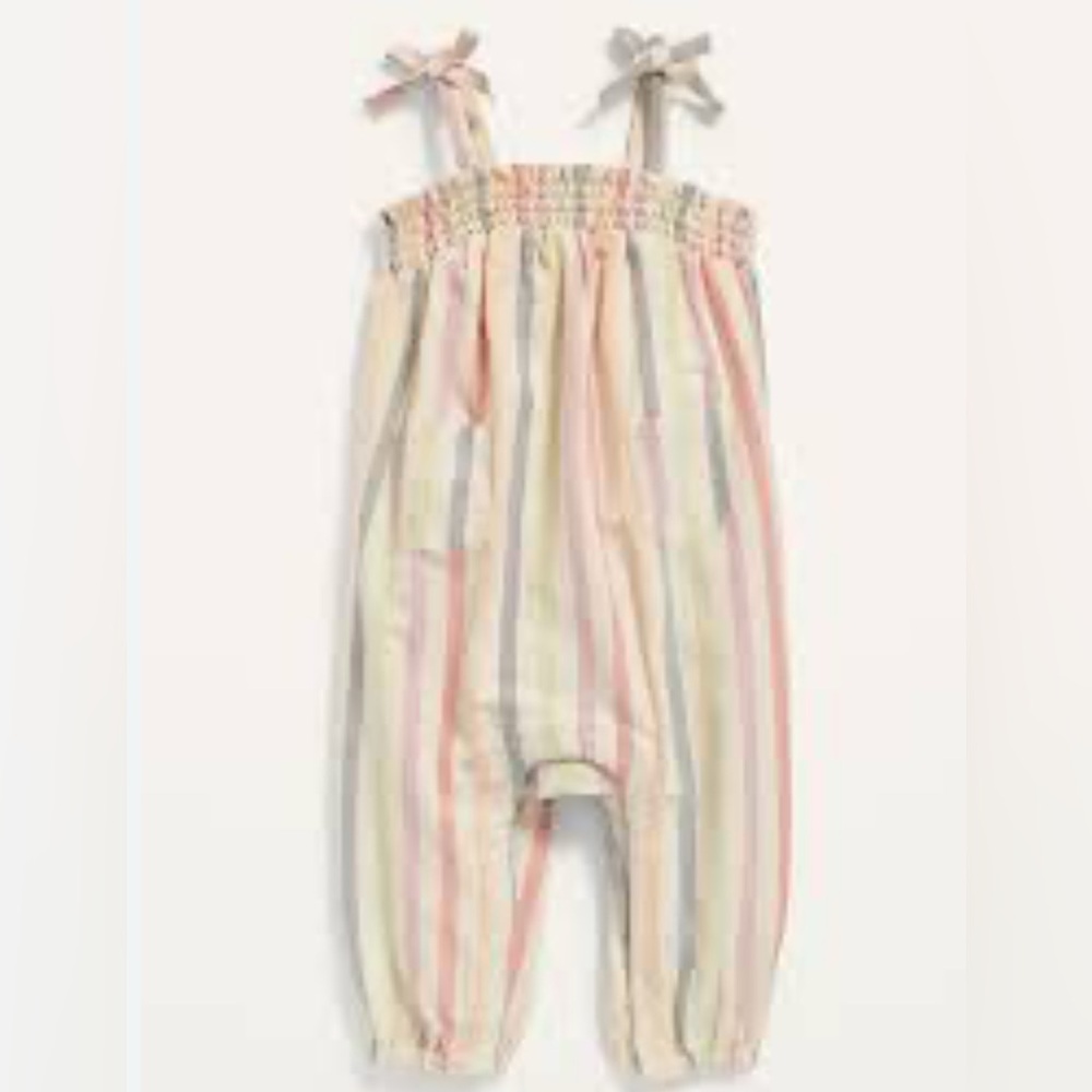 🧡 3 For $12 Bundle Sale 🧡  Old Navy Sleeveless Tie-Shoulder Smocked One Piece
